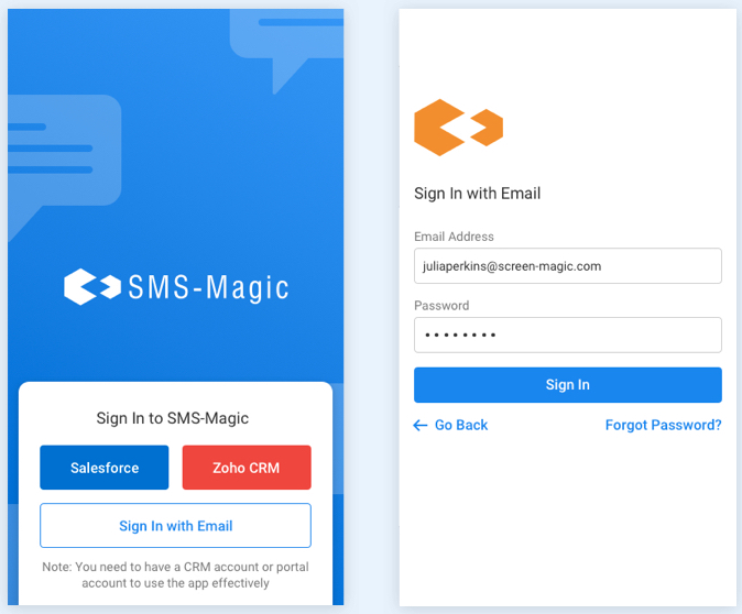 Sign In - SMS-Magic Web Portal