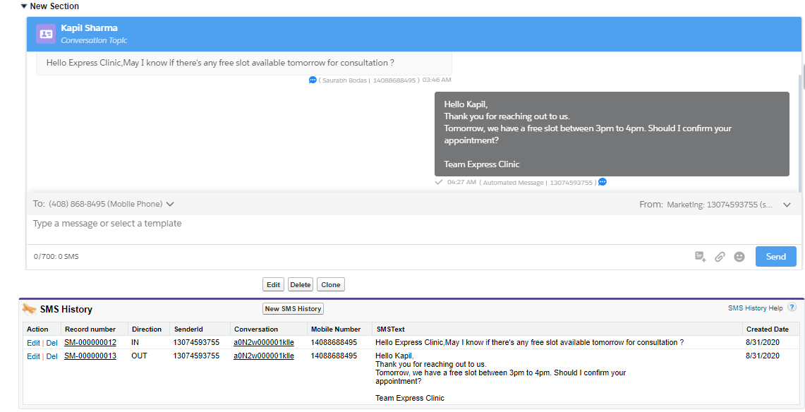 Email to text overview sms magic salesforce documentation